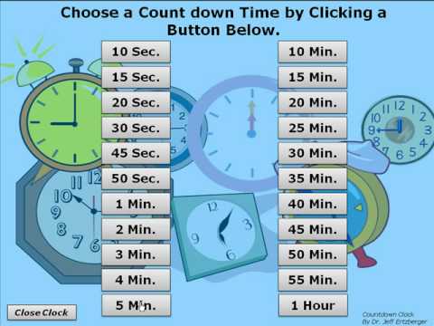 free digital timers for powerpoint